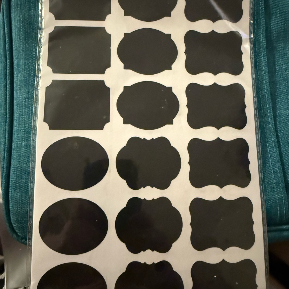 Brand New 180 Chalkboard Stickers for Labels Organization Decorating